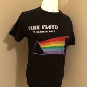 Pink Floyd Graphic Tee ‘73 Summer Tour Band Tee Size Small